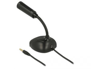 DeLOCK 65872 microfoon Zwart Microfoon voor mobiele telefoons/smartphones