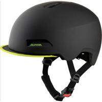 Alpina sports urban helm brooklyn 52-57 mat zwart/geel