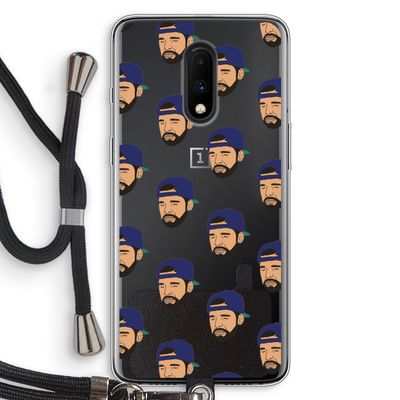 Drake Away: OnePlus 7 Transparant Hoesje met koord
