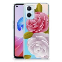 OPPO A96 | OPPO A76 TPU Case Roses - thumbnail