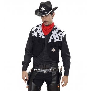 Cowboy dubbele holster western look volwassenen   -