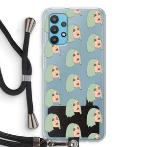 King Kylie: Samsung Galaxy A32 4G Transparant Hoesje met koord