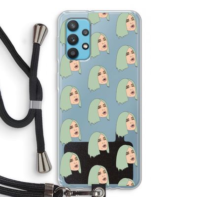King Kylie: Samsung Galaxy A32 4G Transparant Hoesje met koord