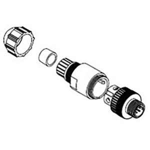 Molex 1200710043 Sensor/actuator connector Bus Aantal polen (sensoren): 5 1 stuk(s)