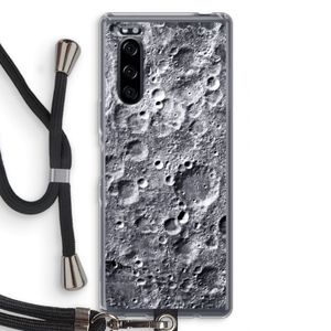 Maanlandschap: Sony Xperia 5 Transparant Hoesje met koord