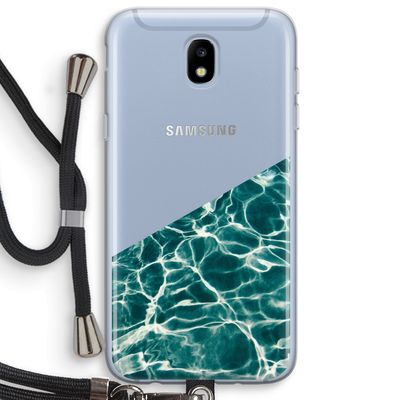 Weerkaatsing water: Samsung Galaxy J5 (2017) Transparant Hoesje met koord