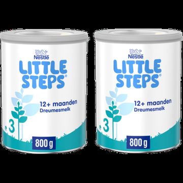 Nestle LITTLE STEPS 3 Dreumesmelk Standaard 12+ maanden 2 x 800 g bij Jumbo