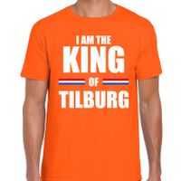 I am the King of Tilburg Koningsdag t-shirt oranje voor heren I am the King of Tilburg Koningsdag t-shirt oranje voor heren