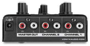 Vonyx STM500BT 2-kanaals mixer met Bluetooth/MP3