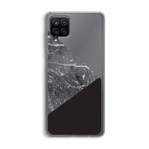 Combinatie marmer: Samsung Galaxy A12 Transparant Hoesje