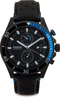 Horlogeband Fossil CH2934 Leder Zwart 22mm - thumbnail