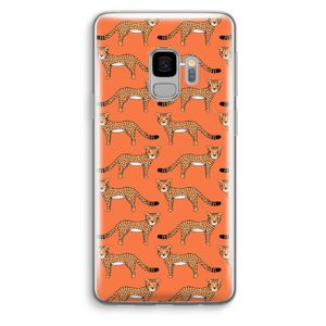 Cheetah: Samsung Galaxy S9 Transparant Hoesje
