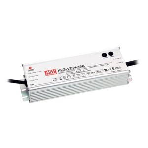 Mean Well HLG-120H-48A LED-driver, LED-transformator Constante spanning, Constante stroomsterkte 120 W 2.5 A 48 V/DC PFC-schakeling, Overbelastingsbescherming,