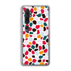 Colored Giraffe: Xiaomi Mi Note 10 Pro Transparant Hoesje