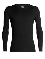 Icebreaker Merino 200 Oasis LS Crewe Thermoshirt Heren Black XXXL