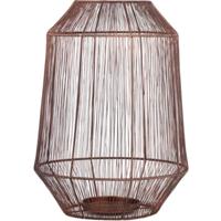 PTMD windlicht justy l koperkleurig 38 cm | 2 stuks