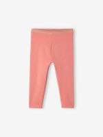 Legging babymeisje met riem met pailletten oudroze