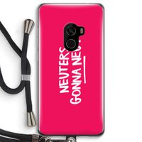 Neuters (roze): Xiaomi Mi Mix 2 Transparant Hoesje met koord