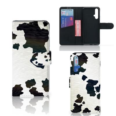 Honor 20 | Telefoonhoesje | Met pasjeshouder | Koeienvlekken