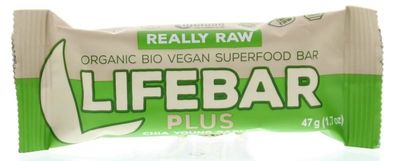 Lifefood Lifebar plus chia young pistachio bio (47 gr)