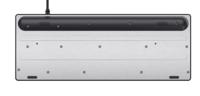 Trust GXT 833 Thado toetsenbord Gamen USB Nederlands Zwart, Zilver - thumbnail