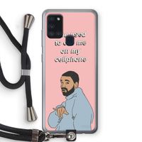 Hotline bling: Samsung Galaxy A21s Transparant Hoesje met koord