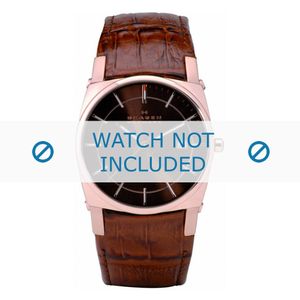 Skagen horlogeband 759LRLD Croco leder Bruin + bruin stiksel