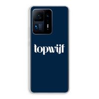 Topwijf Navy: Xiaomi Mi Mix 4 Transparant Hoesje