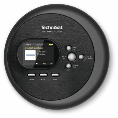 TechniSat Digitradio CD 2GO BT DAB radio Zwart