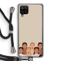 Girls girls girls: Samsung Galaxy A12 Transparant Hoesje met koord