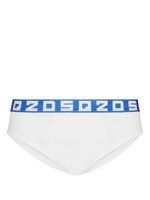 DSQUARED2 boxer en coton à logo imprimé - Blanc - thumbnail