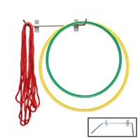 RING AND ROPE METALLIC MAT SUPPORT S NEW