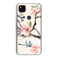 Japanse bloemen: Google Pixel 4a 5G Transparant Hoesje Japanse bloemen: Google Pixel 4a 5G Transparant Hoesje