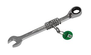 Bahco Steekringratelsleutel | met veiligheidsveer | verchroomd | lengte 425 mm | 32 mm - TAH1RM-32