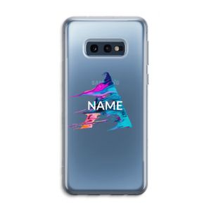 Abstract Spectrum: Samsung Galaxy S10e Transparant Hoesje