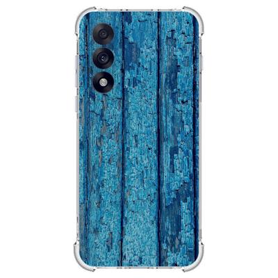 TPU Telefoonhoesje OnePlus Nord 5 - Wood Blue schokabsorberende backcover