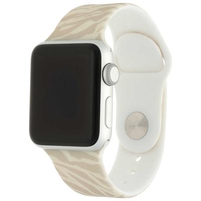 Apple Watch Print Sport Band - Zebra Beige - 44, 45, 46 & 49mm