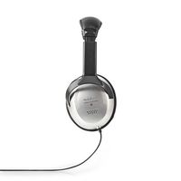 Nedis HPWD1200BK hoofdtelefoon/headset Draadloos Hoofdband Zilver, Zwart - thumbnail