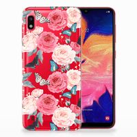 Samsung Galaxy A10 TPU Case Butterfly Roses - thumbnail