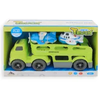 Jonotoys Kinetic vrachtwagen met 2 vliegtuigjes