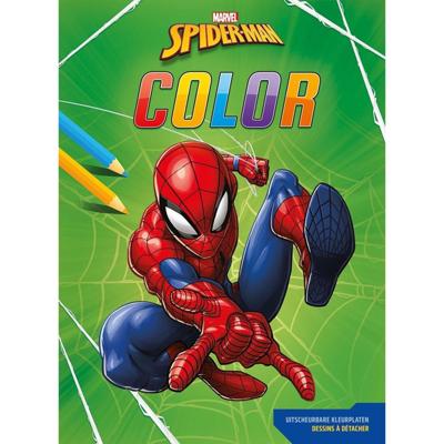 Deltas Marvel spider-man color kleurblok