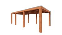 Trendhout Overkapping Palermo XXL 685x380 cm- Plat dak- Hout- Trendhout Trendhout Overkapping Palermo XXL 685x380 cm- Plat dak- Hout- Trendhout