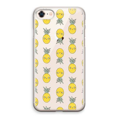 Ananas: iPhone 8 Transparant Hoesje