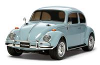 Tamiya 1:10 RC auto Elektro Straatmodel Volkswagen Beetle Brushed Achterwielaandrijving Bouwpakket M-06 - thumbnail