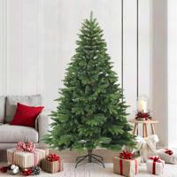 Kunstmatige Inklapbare Kerstboom Groen 210 cm PVC, PE en staal