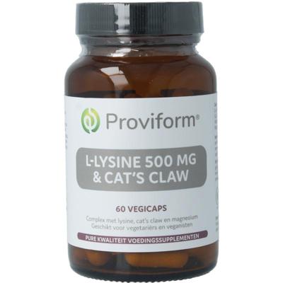 Proviform L-Lysine 500mg & cats claw