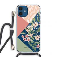 Sweet heaven geometrics: iPhone 12 mini Transparant Hoesje met koord