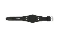 Horlogeband Fossil CH2564 / CH2586 Onderliggend Leder Zwart 22mm