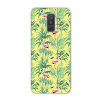 Flamingo party: Samsung Galaxy A6 Plus (2018) Transparant Hoesje