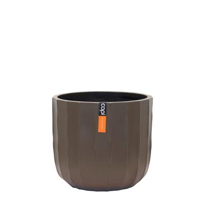 Pot bol Craft 9x8 warm taupe bloempot - Capi europe
